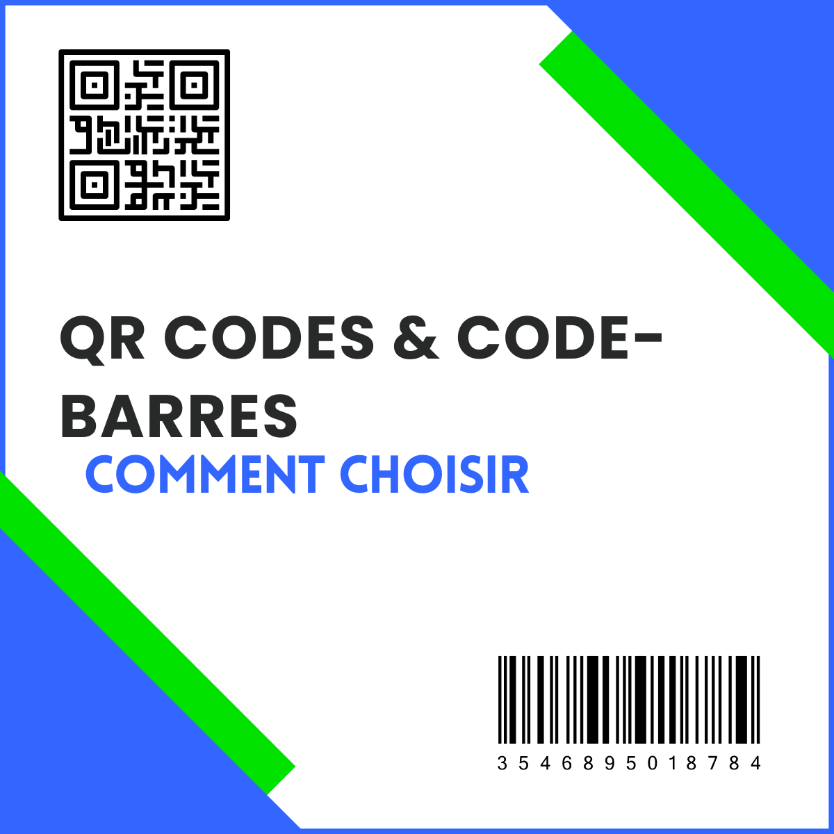 Choisir entre le code-barres et le Qr Code