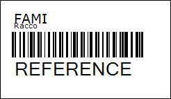 Exemple étiquette GSM